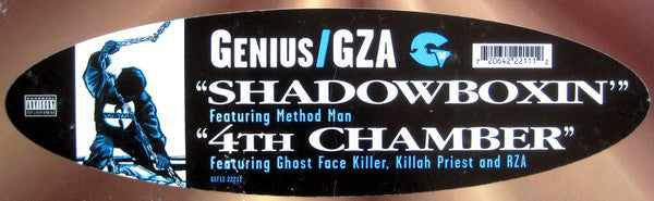 The Genius / GZA ~ Shadowboxin' / 4th Chamber (Vinyl) - Djungel & Jazz