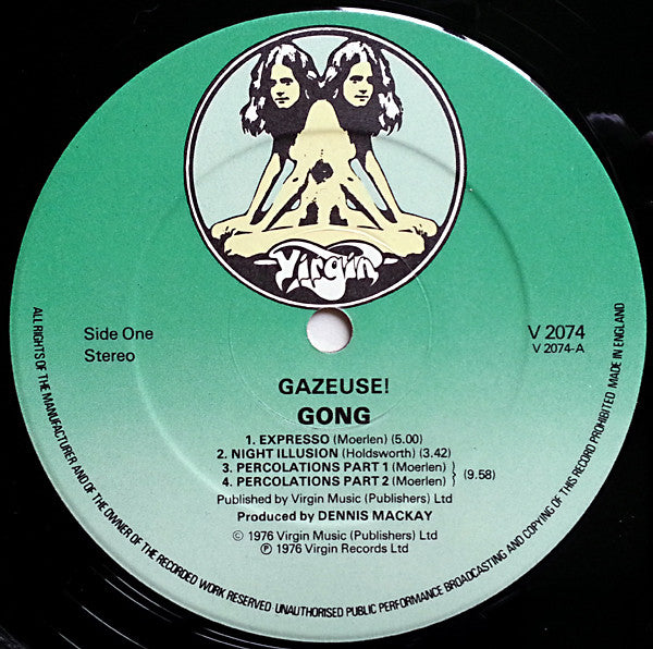 Gong : Gazeuse! (LP, Album, Gre)