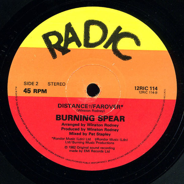 Burning Spear ~ Jah Is My Driver (Vinyl) - Djungel & Jazz