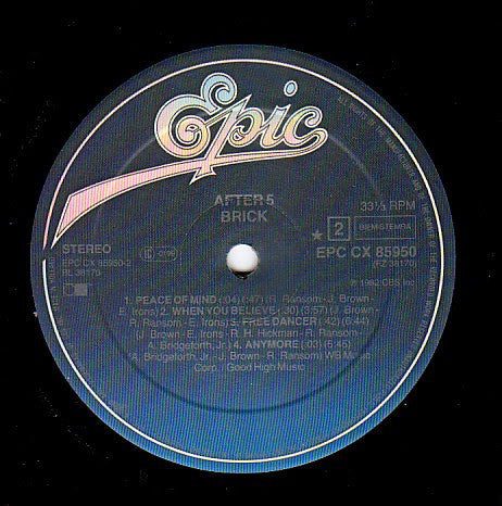 Brick ~ After 5 (Vinyl) - Djungel & Jazz
