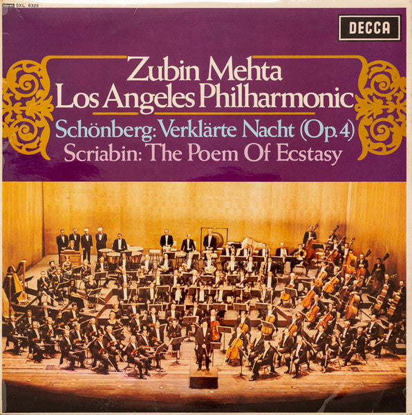 Zubin Mehta, Los Angeles Philharmonic, Schönberg / Scriabin ~ Verklärte Nacht (Op.4) / The Poem Of Ecstasy (Vinyl) - Djungel & Jazz