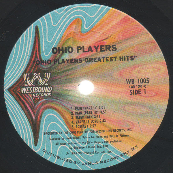Ohio Players : Ohio Players Greatest Hits (LP, Comp, Pit)