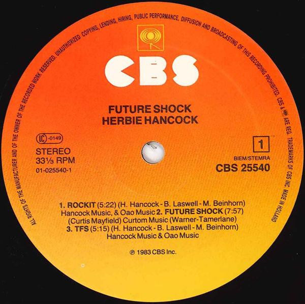 Herbie Hancock ~ Future Shock (Vinyl) - Djungel & Jazz