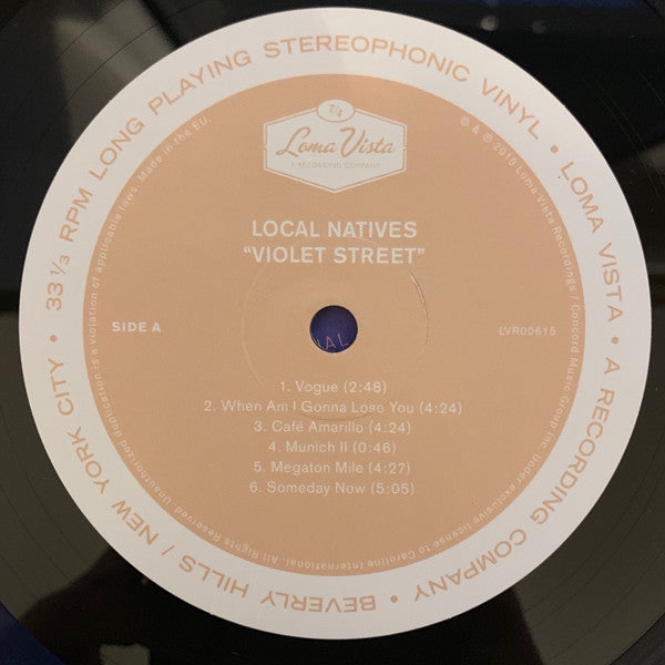 Local Natives : Violet Street (LP, Album)