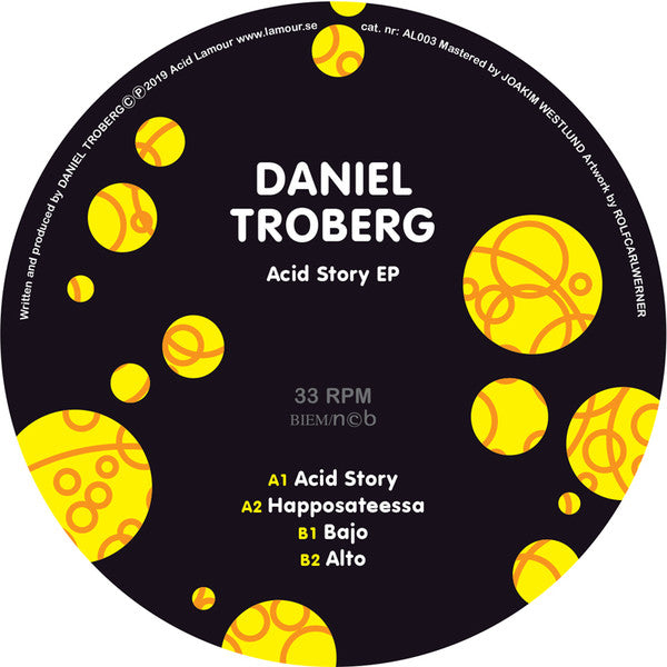 Daniel Troberg ~ Acid Story EP (Vinyl) - Djungel & Jazz