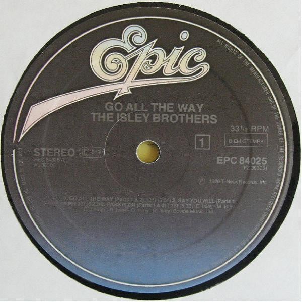 The Isley Brothers : Go All The Way (LP, Album)