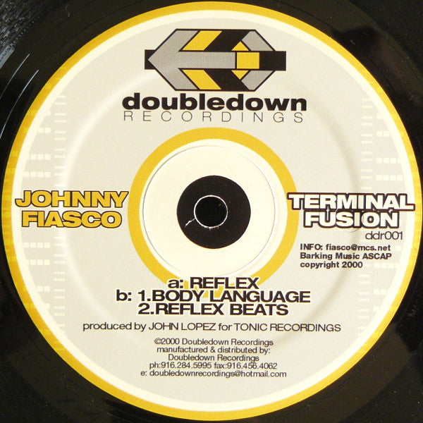 Johnny Fiasco : Terminal Fusion (12")