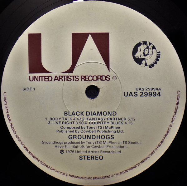 Groundhogs ~ Black Diamond (Vinyl) - Djungel & Jazz