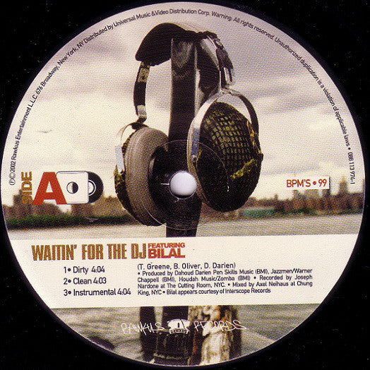 Talib Kweli ~ Waitin' For The DJ / Guerilla Monsoon Rap (Vinyl) - Djungel & Jazz