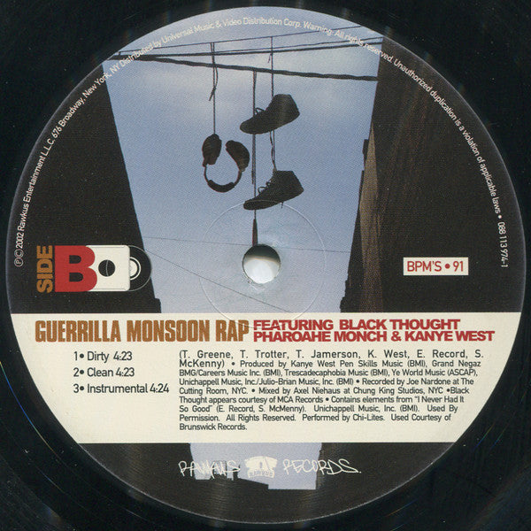 Talib Kweli ~ Waitin' For The DJ / Guerilla Monsoon Rap (Vinyl) - Djungel & Jazz