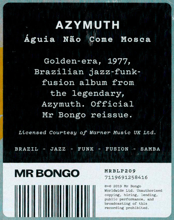 Azymuth ~ Águia Não Come Mosca (Vinyl) - Djungel & Jazz