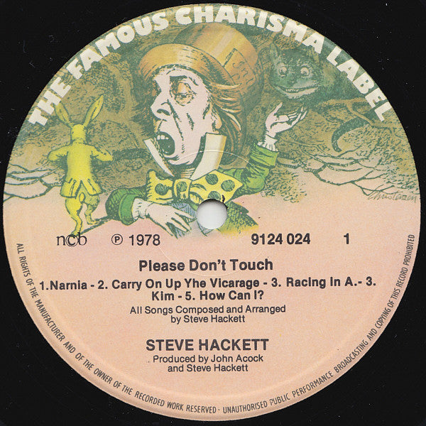 Steve Hackett ~ Please Don't Touch! (Vinyl) - Djungel & Jazz