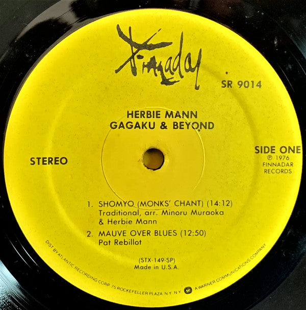 Herbie Mann ~ Gagaku & Beyond (Vinyl) - Djungel & Jazz