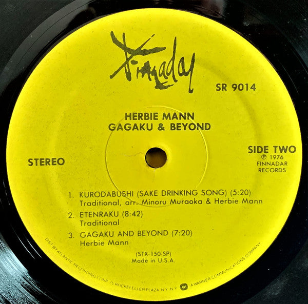 Herbie Mann ~ Gagaku & Beyond (Vinyl) - Djungel & Jazz