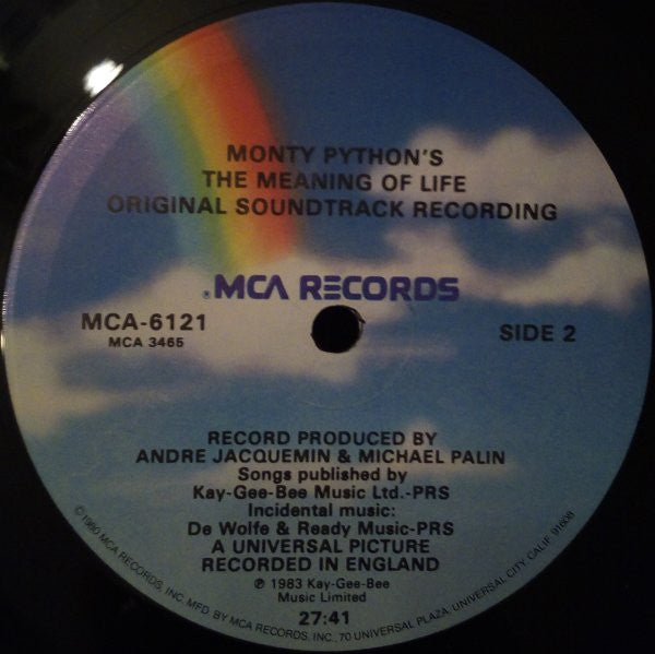 Monty Python ~ Monty Python's The Meaning Of Life (Vinyl) - Djungel & Jazz