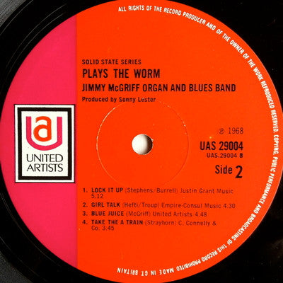 Jimmy McGriff Organ And Blues Band ~ The Worm (Vinyl) - Djungel & Jazz