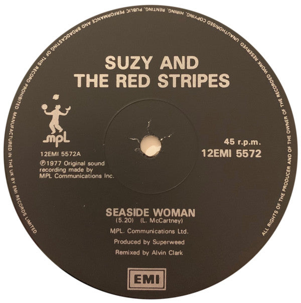 Suzy And The Red Stripes ~ Seaside Woman (Vinyl) - Djungel & Jazz