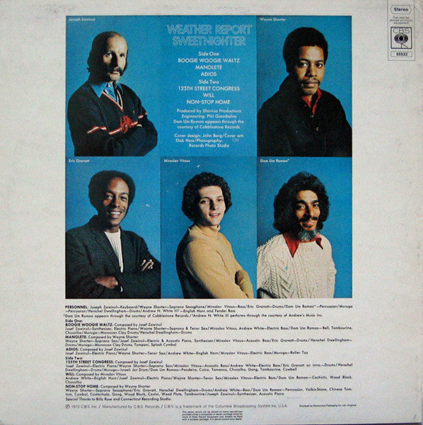 Weather Report ~ Sweetnighter (Vinyl) - Djungel & Jazz