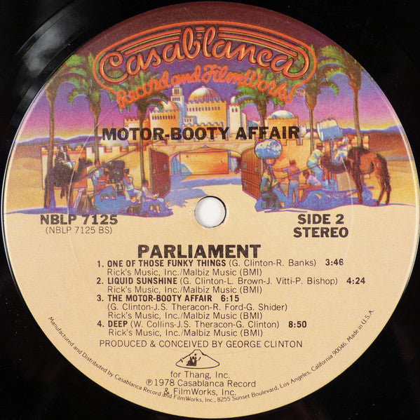 Parliament : Motor Booty Affair (LP, Album, Pit)