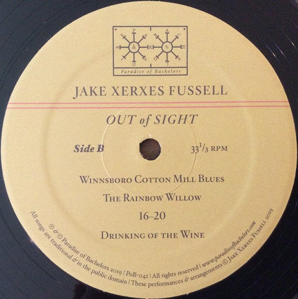 Jake Xerxes Fussell ~ Out Of Sight (Vinyl) - Djungel & Jazz