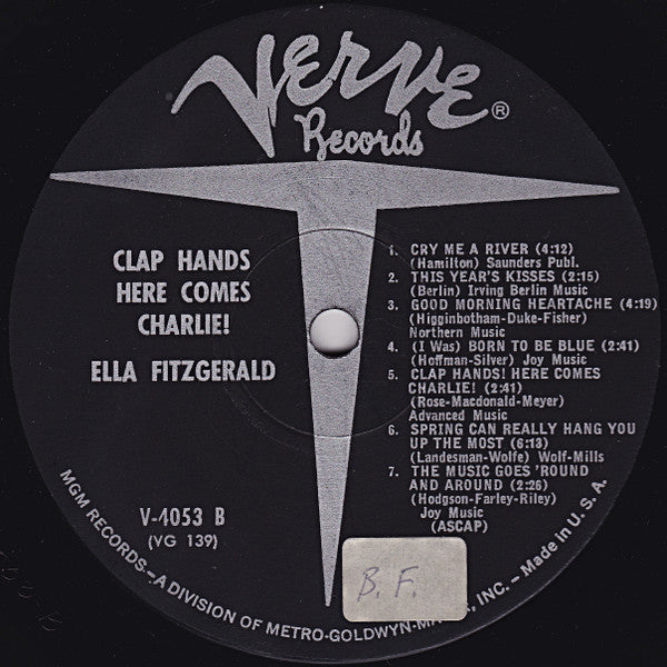 Ella Fitzgerald ~ Clap Hands, Here Comes Charlie! (Vinyl) - Djungel & Jazz