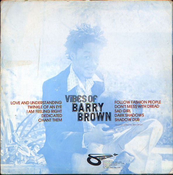 Barry Brown : Vibes Of Barry Brown (LP, Album)