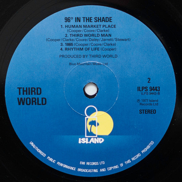 Third World : 96° In The Shade (LP, Album, RE, Blu)