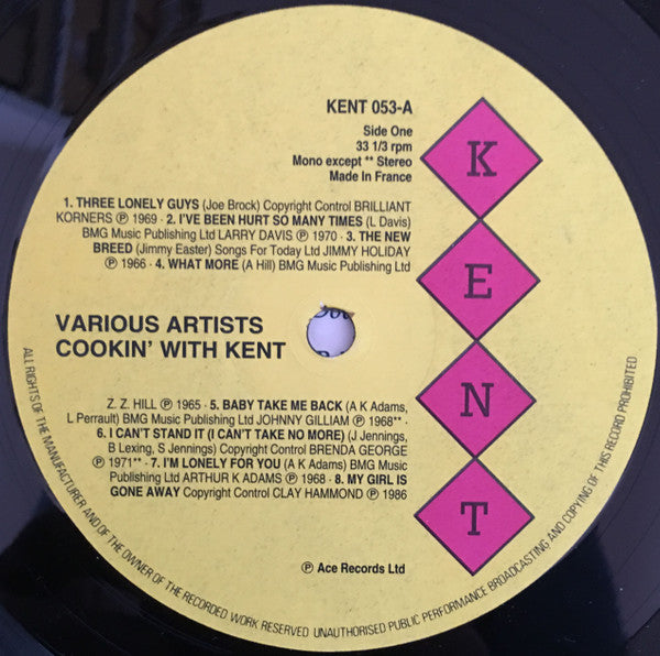 Various ~ Cookin' With Kent (Vinyl) - Djungel & Jazz