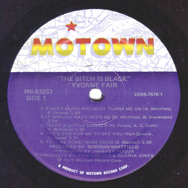 Yvonne Fair : The Bitch Is Black (LP, Album)