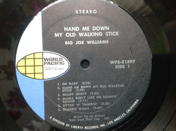 Big Joe Williams ~ Hand Me Down My Old Walking Stick (Vinyl) - Djungel & Jazz