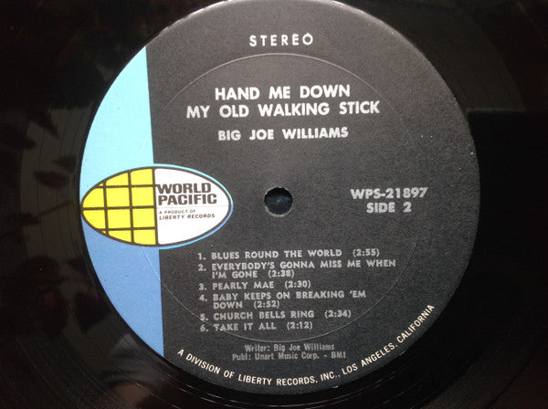 Big Joe Williams ~ Hand Me Down My Old Walking Stick (Vinyl) - Djungel & Jazz