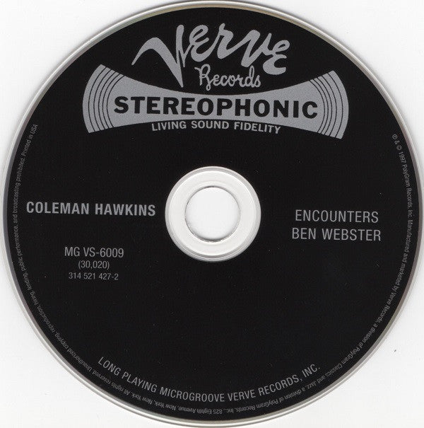 Coleman Hawkins Encounters Ben Webster ~ Coleman Hawkins Encounters Ben Webster (Vinyl) - Djungel & Jazz