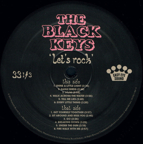 The Black Keys ~ Let's Rock (Vinyl) - Djungel & Jazz