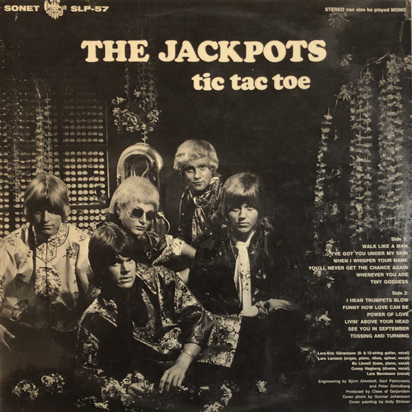 The Jackpots : Tic Tac Toe (LP, Album)