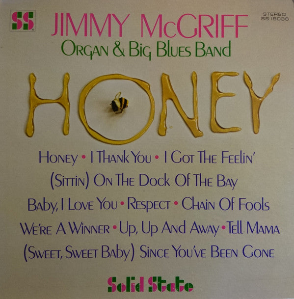 Jimmy McGriff Organ & Big Blues Band ~ Honey (Vinyl) - Djungel & Jazz