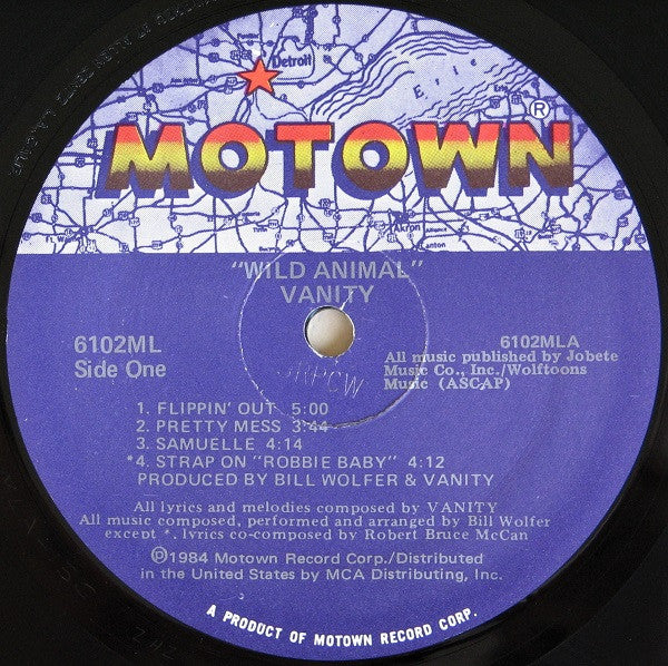 Vanity ~ Wild Animal (Vinyl) - Djungel & Jazz