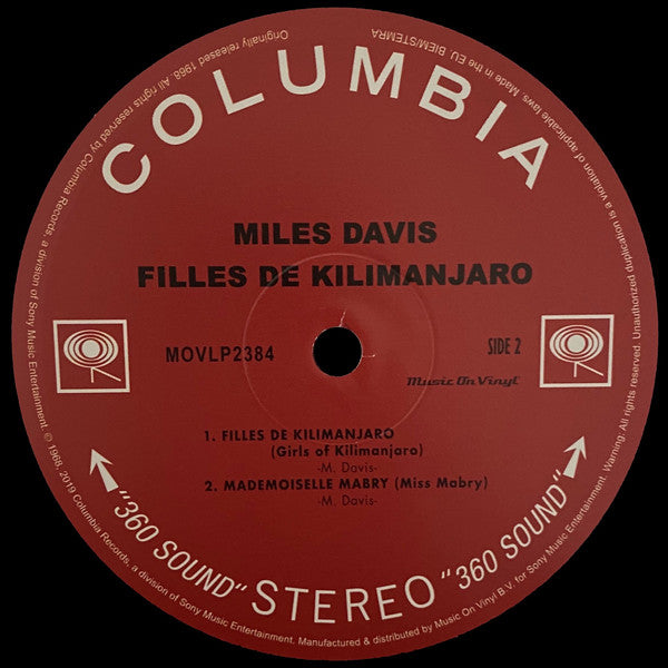 Miles Davis ~ Filles De Kilimanjaro (Vinyl) - Djungel & Jazz