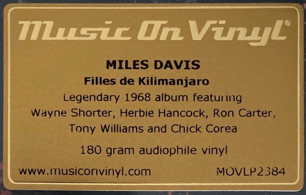 Miles Davis ~ Filles De Kilimanjaro (Vinyl) - Djungel & Jazz