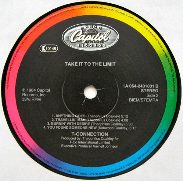 T-Connection ~ Take It To The Limit (Vinyl) - Djungel & Jazz