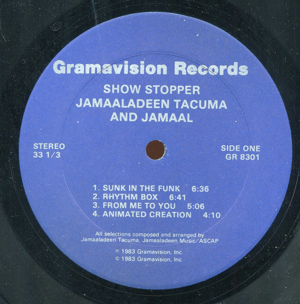 Jamaaladeen Tacuma : Show Stopper (LP, Album)