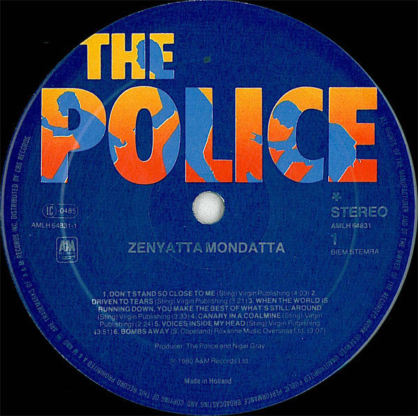 The Police ~ Zenyatta Mondatta (Vinyl) - Djungel & Jazz