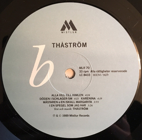 Thåström ~ Thåström (Vinyl) - Djungel & Jazz