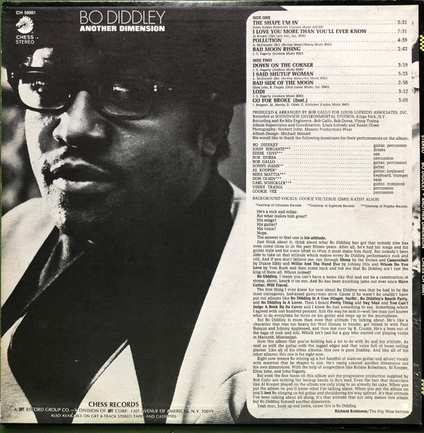 Bo Diddley ~ Another Dimension (Vinyl) - Djungel & Jazz