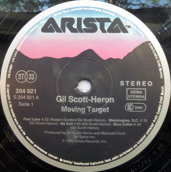 Gil Scott-Heron ~ Moving Target (Vinyl) - Djungel & Jazz