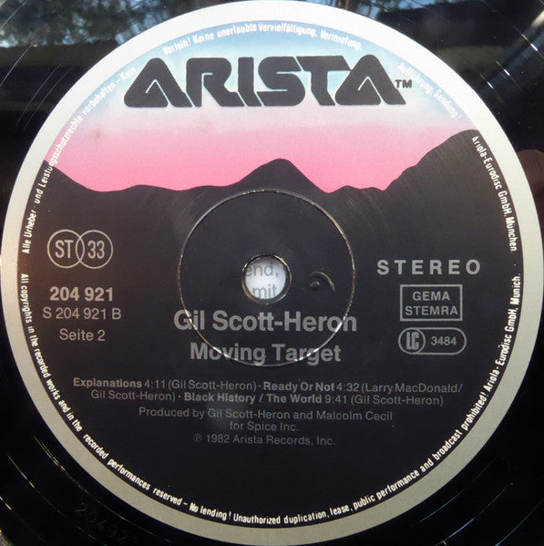 Gil Scott-Heron ~ Moving Target (Vinyl) - Djungel & Jazz
