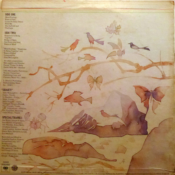 Shakti (2) With John McLaughlin : Natural Elements (LP, Album, Pit)