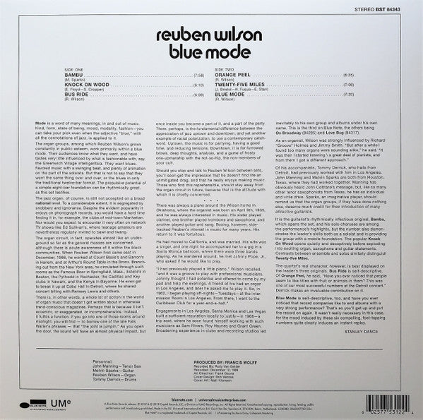 Reuben Wilson ~ Blue Mode (Vinyl) - Djungel & Jazz