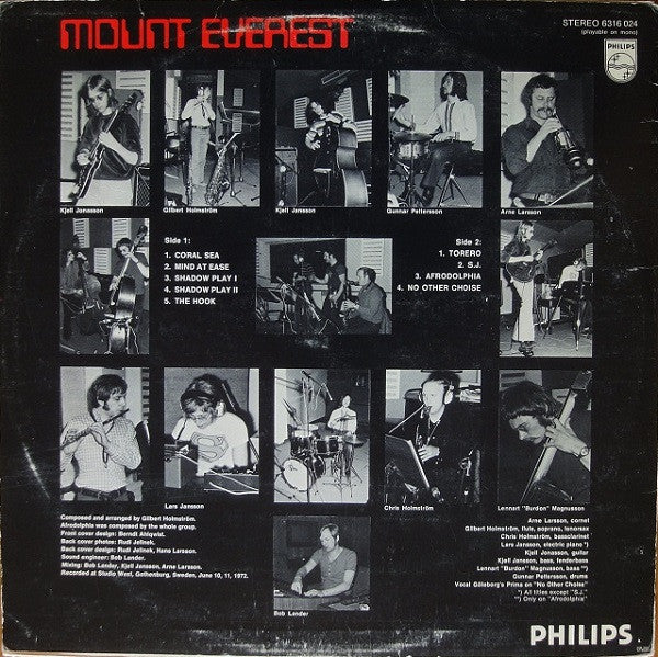 Mount Everest ~ Mount Everest (Vinyl) - Djungel & Jazz