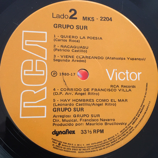Grupo Sur  ~ Oracion A la Vida (Vinyl) - Djungel & Jazz