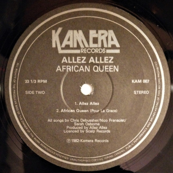 Allez Allez ~ African Queen (Vinyl) - Djungel & Jazz